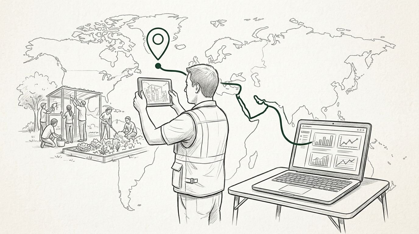 How Geo-Tagged Impact Reports Work on the Ground