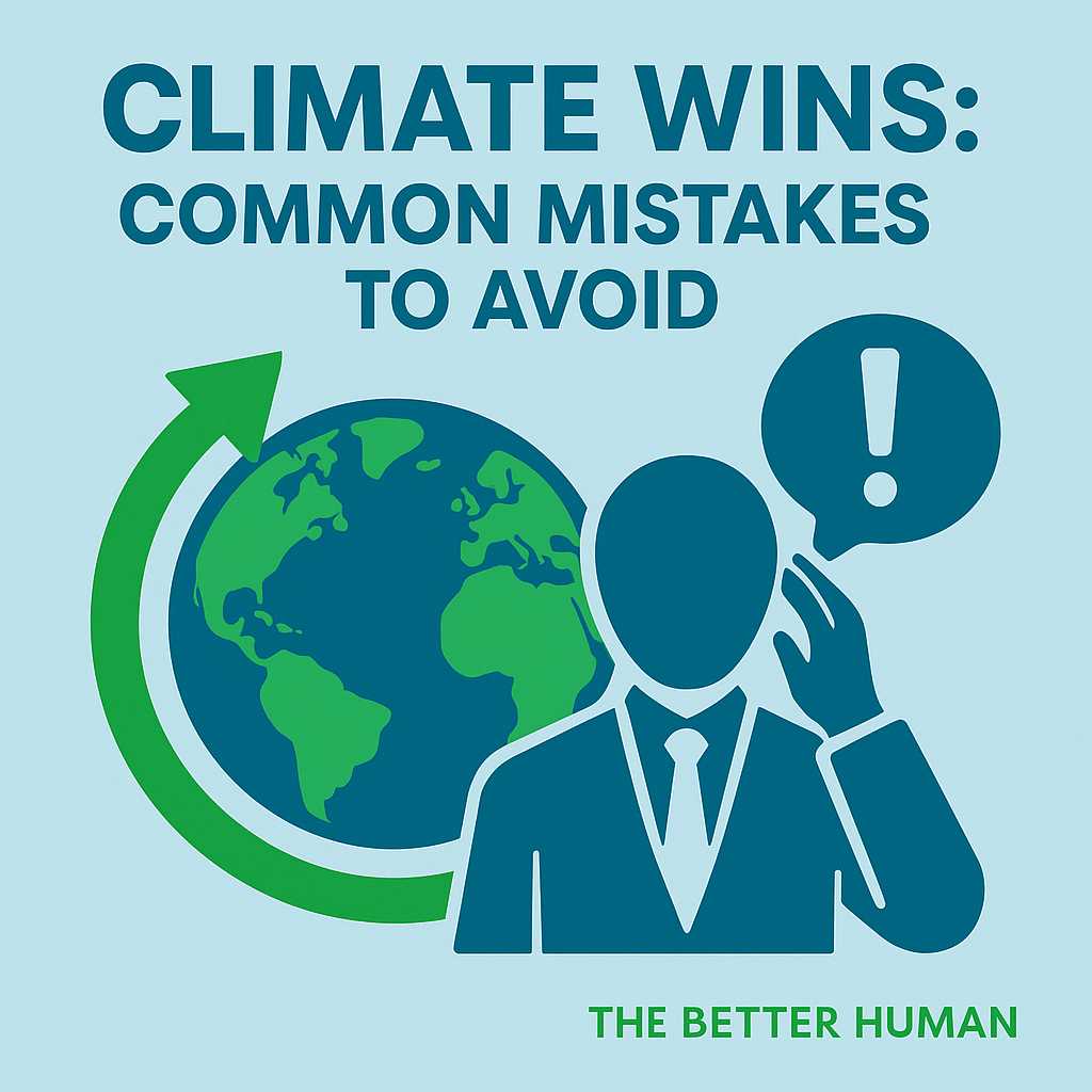 Climate Wins: Common Mistakes to Avoid