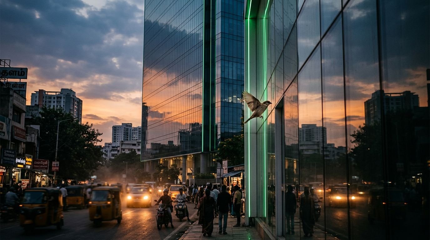 Why Glass Buildings Are Driving Bird Collisions in Indian Cities