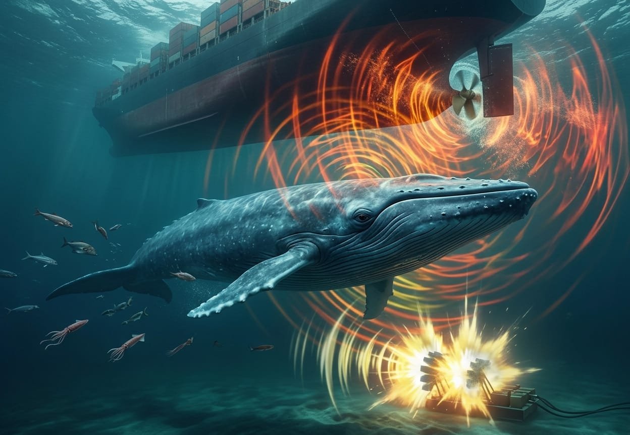 Ocean Noise Pollution Is Driving Marine Life Away