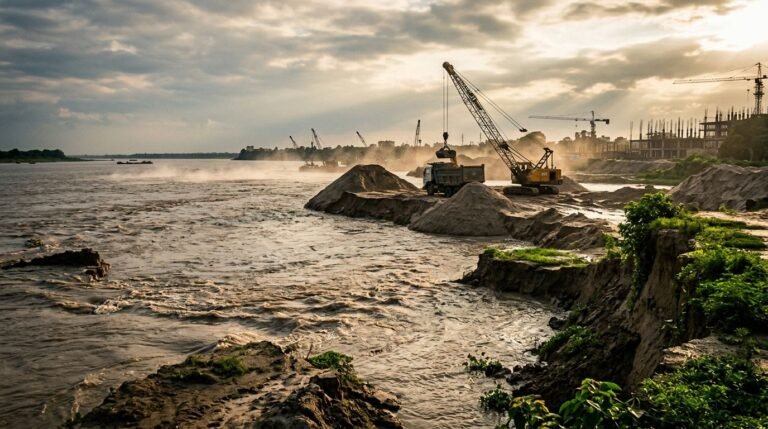 How Sand Mining in India Empties Rivers of Life