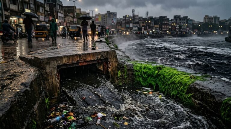 How Stormwater Drains in India Turn Rivers Toxic