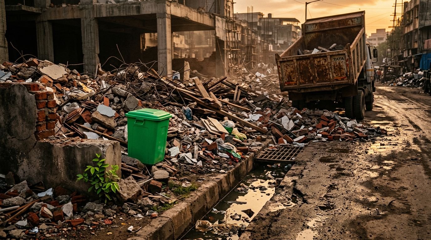 Why Construction Waste Recycling in India Keeps Breaking Down