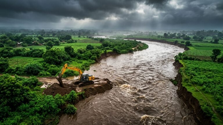 Why River Desilting in India Often Raises Flood Risk