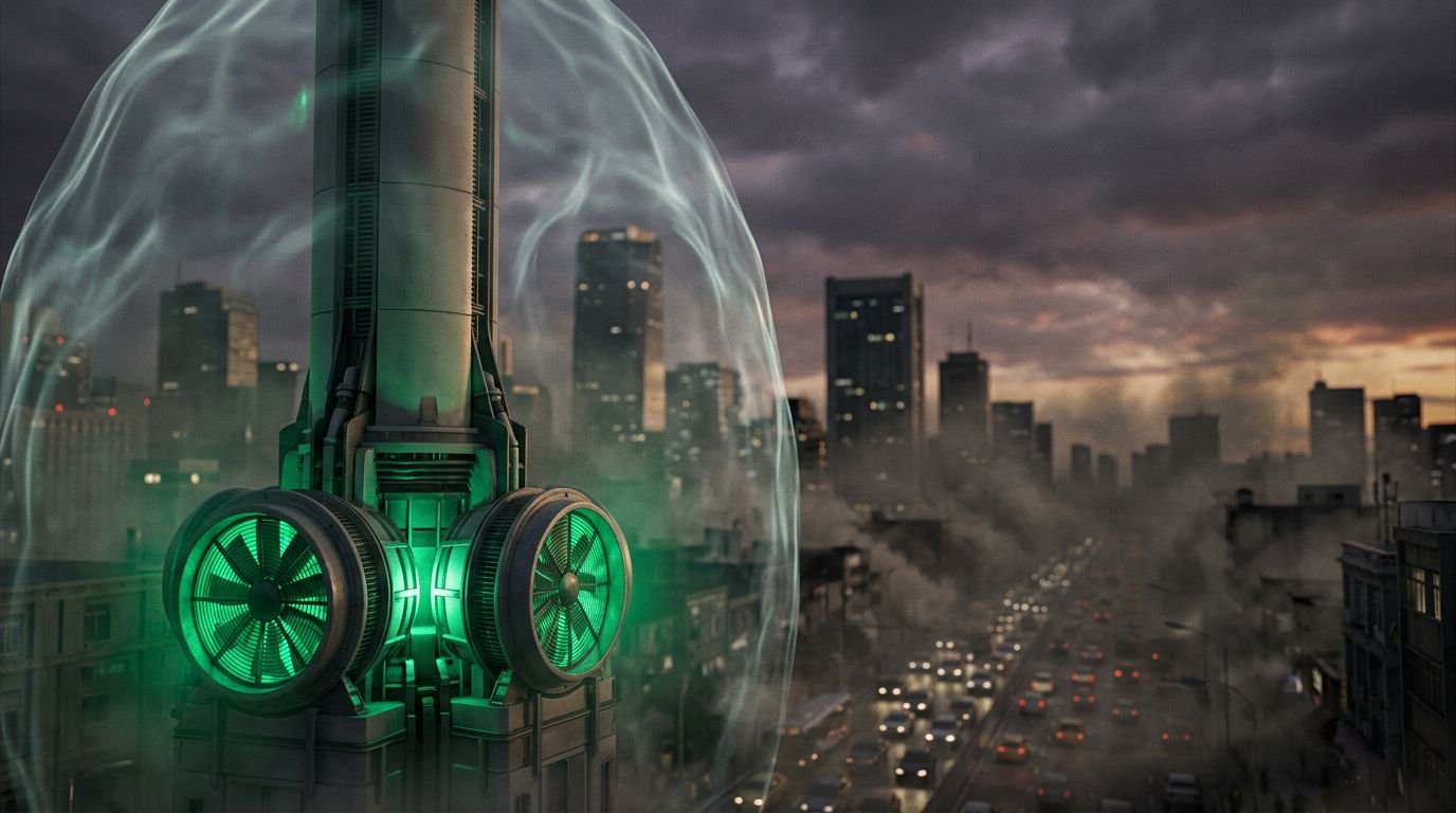 Why Smog Towers Can't Clean Whole Cities