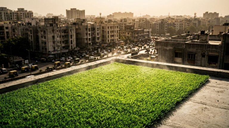 Artificial Turf in Indian Cities: More Heat, More Microplastics