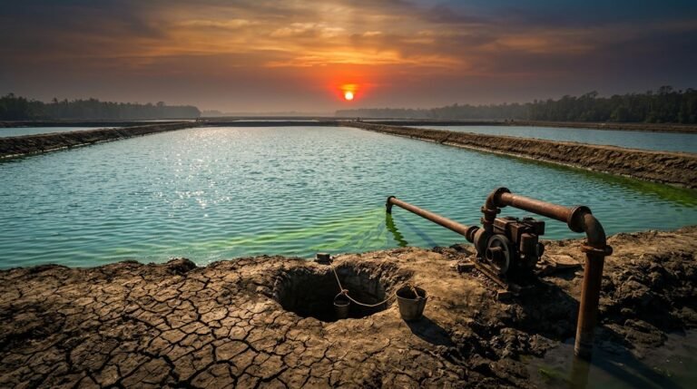 How Shrimp Farms Can Salinize India's Coastal Groundwater
