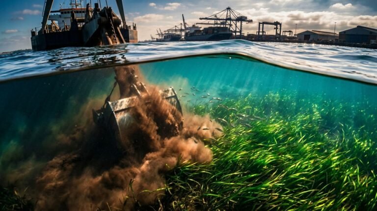 Port Dredging in India Is Harming Seagrass and Fisheries