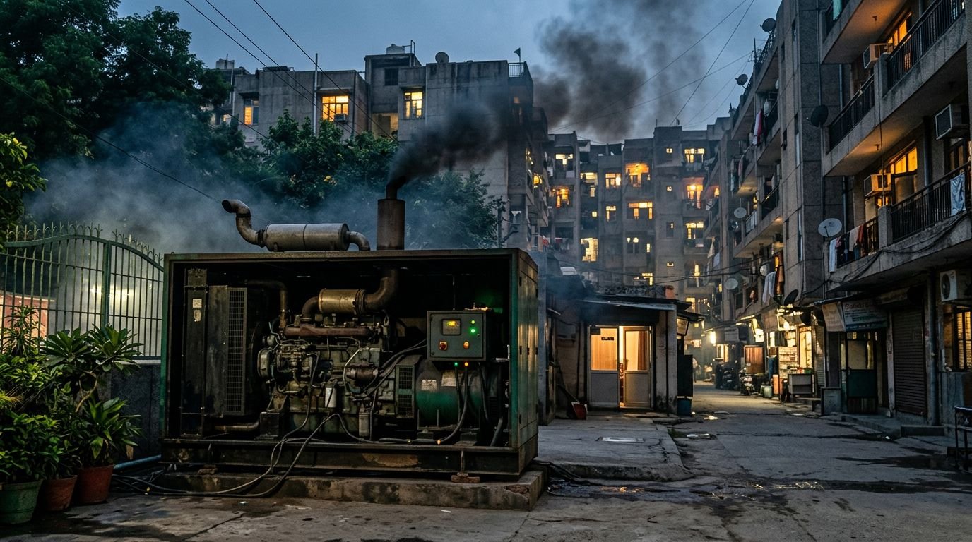 The Backup-Power Pollution Indian Cities Don't Count