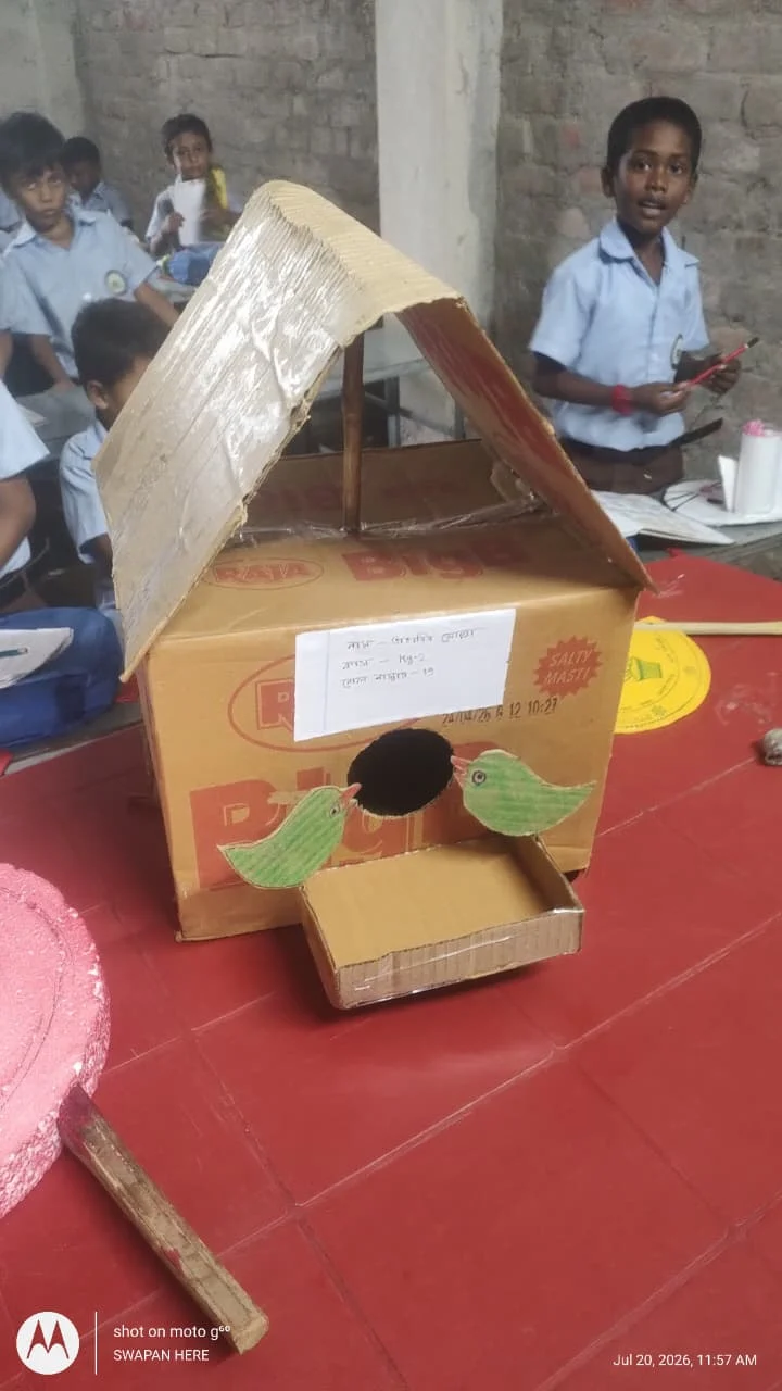 Upcycling Cartons into Bird Sanctuaries