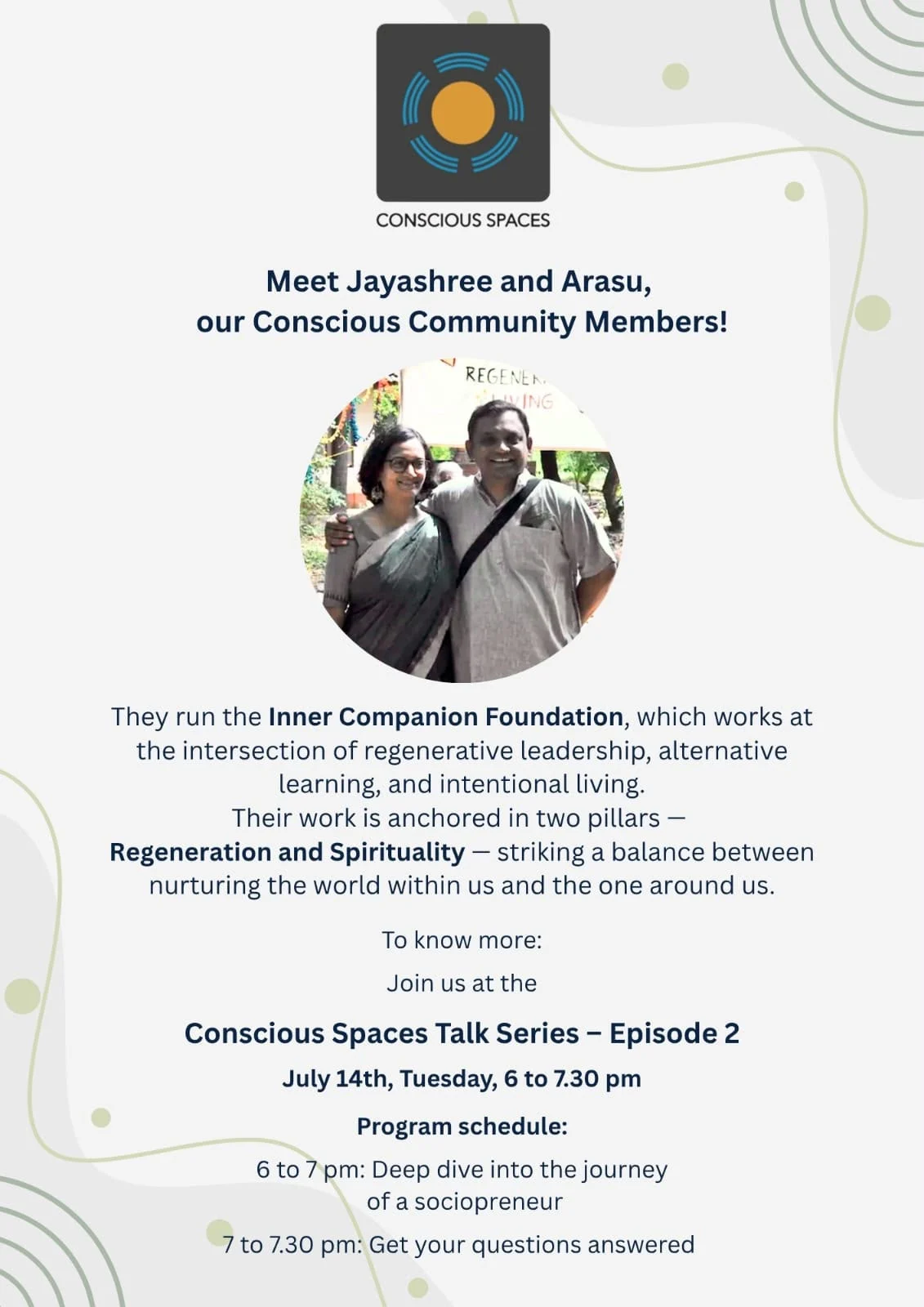 Conscious Spaces Talk Series